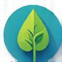 Icon representing eco-friendly travel options for sustainable stays and transport